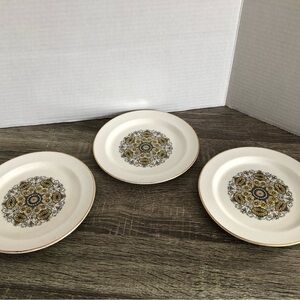 Vtg Ridgway Ironstone Galaxy Bread and Butter Plates